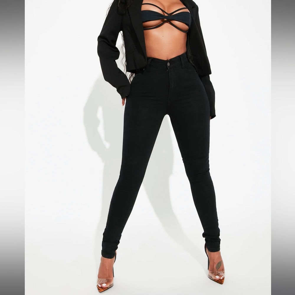 Black High Rise Jeans Size 1